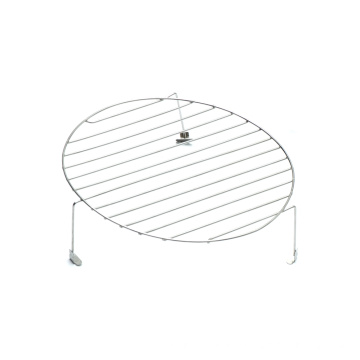 Round Grill Mesh Grid Flat Top With Feet